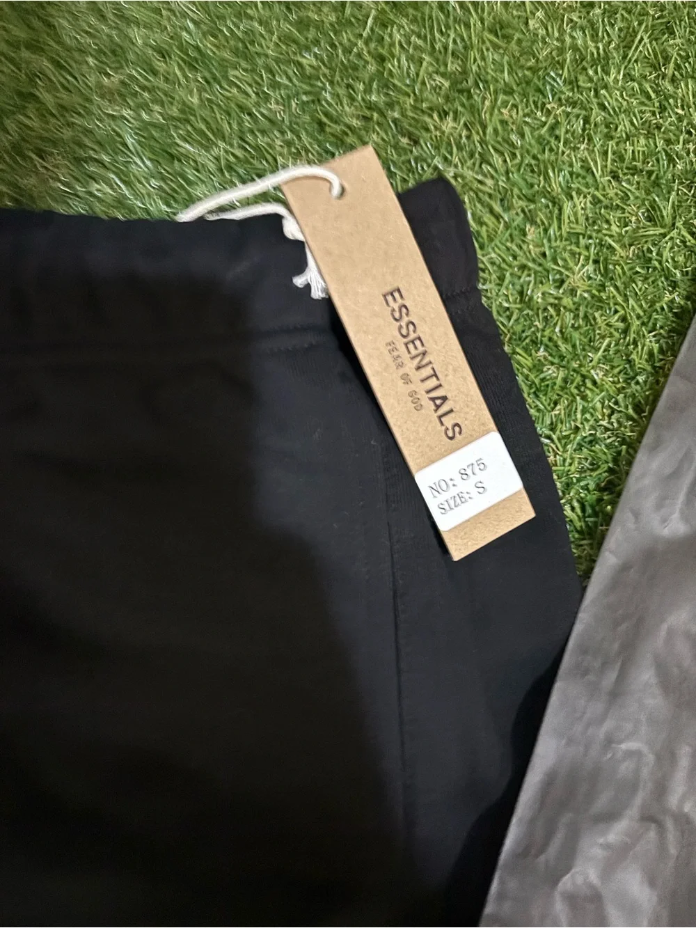 Fear of God Essentials Black Athletic Sweatshorts